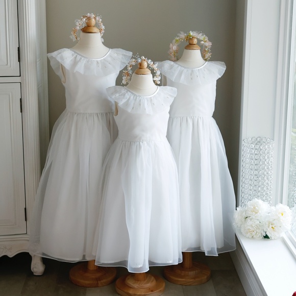 Floral Tiara Crown Head Wreath Flower Girl Special Occasion NWT - Picture 2 of 5